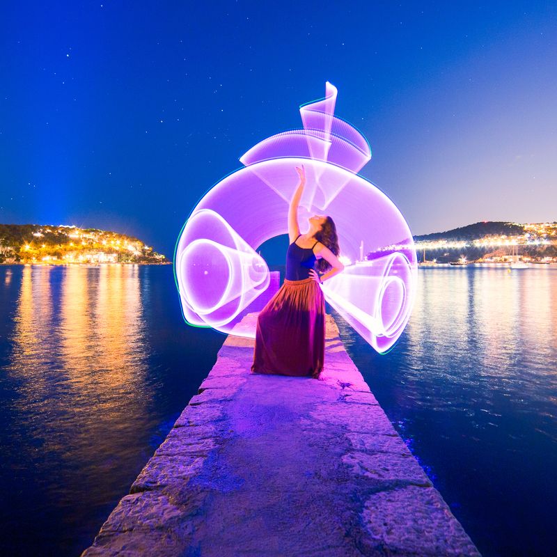 Light paintingphoto preview