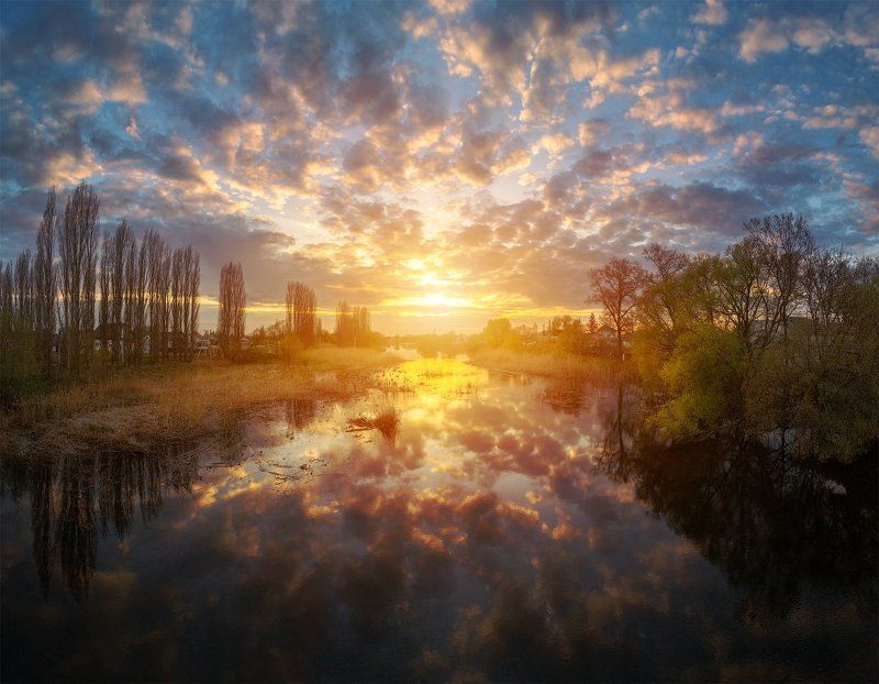 Теплый Закат на Усманкеphoto preview