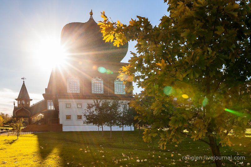 коломенское, москва, осень, золотая, небо, пейзаж Вечер в Коломенскомphoto preview