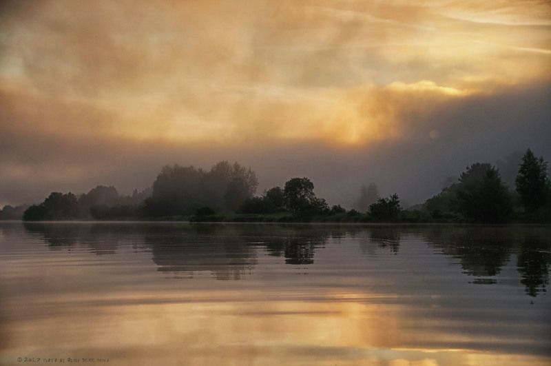 река,вода,утро,туман,солнце,рыбалка, Тишь да гладь.photo preview