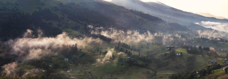 вечер, горы, июль, карпаты, лето, украина После грозыphoto preview