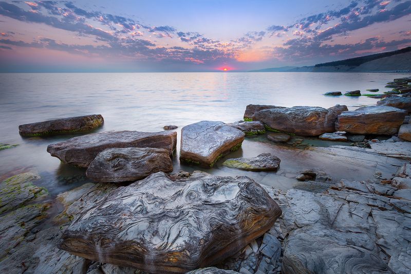 черне море, закат, камни, узоры, *Узоры*photo preview