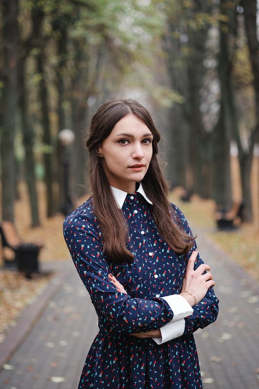 портрет девушка модель model portrait art girl annromanovska осень Дарьяphoto preview