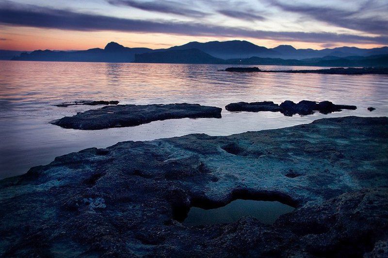 море, горы, закат Где-то между Алчаком  и Меганомомphoto preview