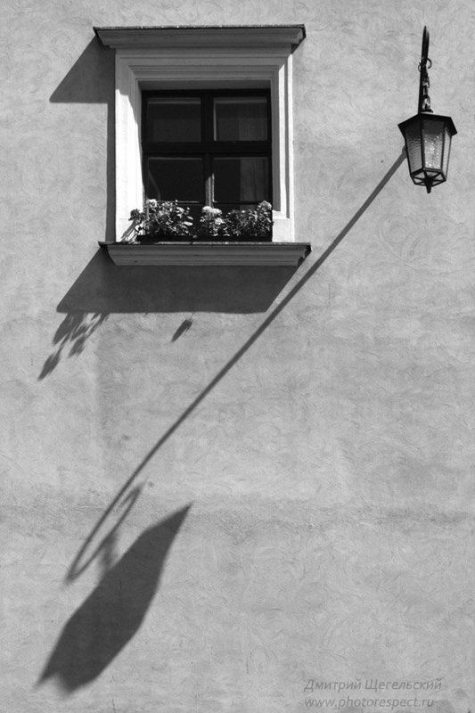 польша, краков, вавель, замок, фонарь, окно, тень, дробь Краковские дробиphoto preview