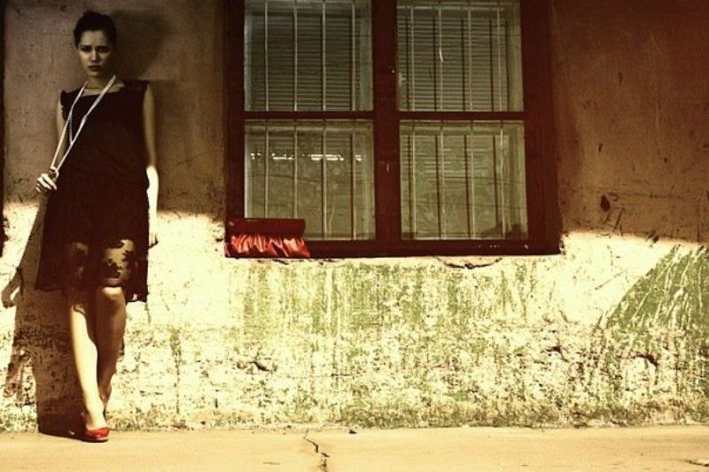 girl, dark, light ***photo preview