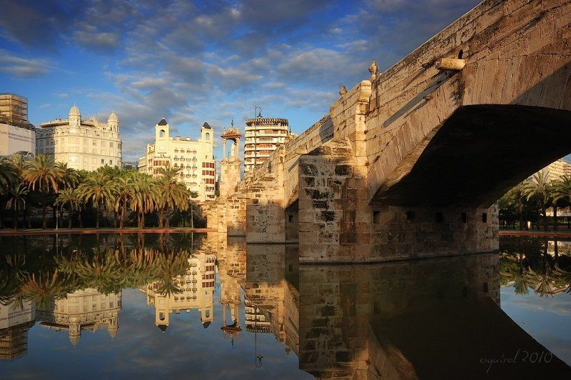 валенсия, испания, город, мост, городской пейзаж Валенсияphoto preview