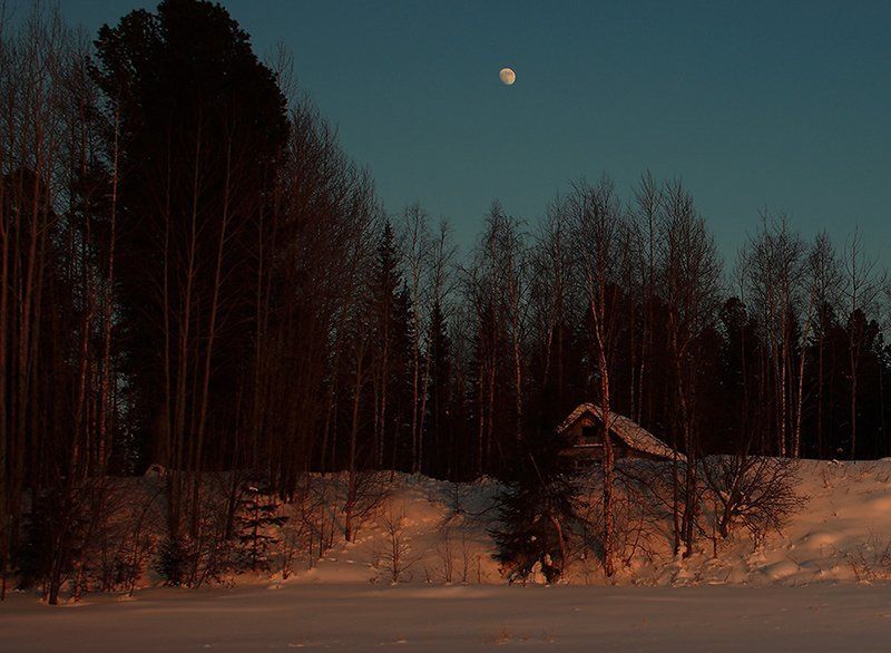 Охотничья избушка...photo preview