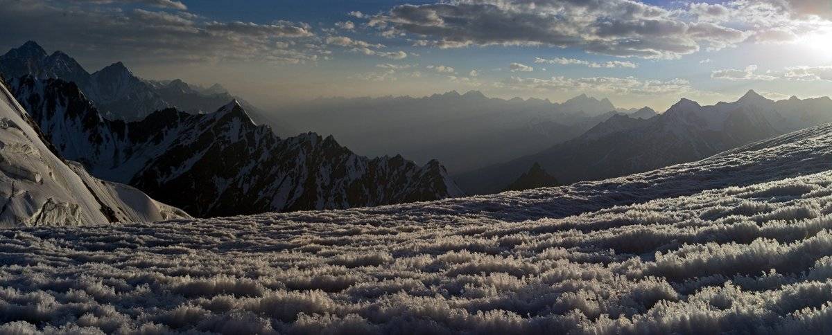 памир, поход, под перевалом шмидта., Андрей Chogori Громов