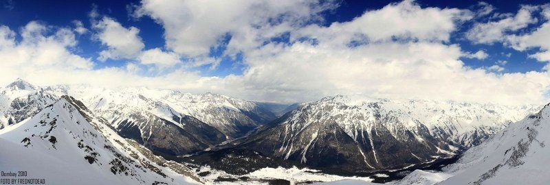 домбай, горы, снег Домбайские зарисовкиphoto preview