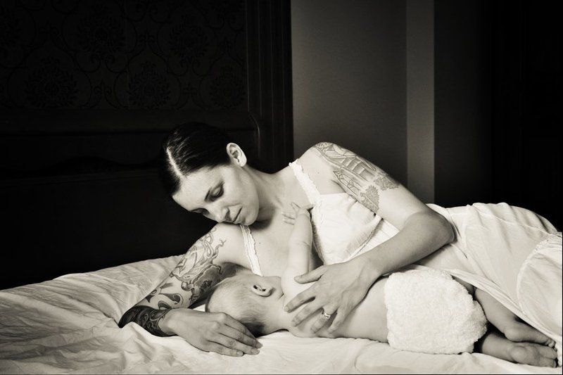 baby, mother, seflportrait Mother and sonphoto preview