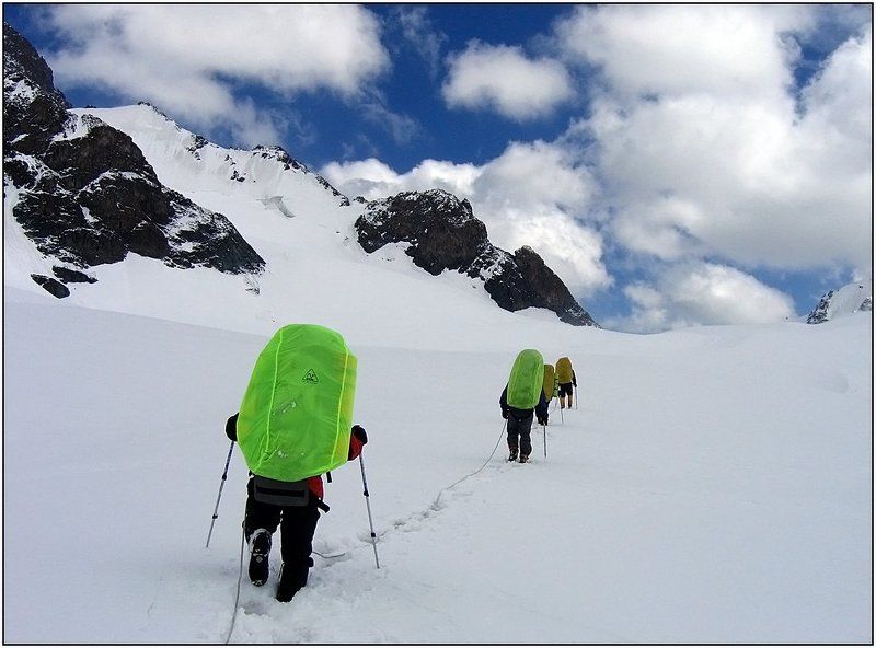тянь-шань, ледник, перевал За перевалом юг...photo preview