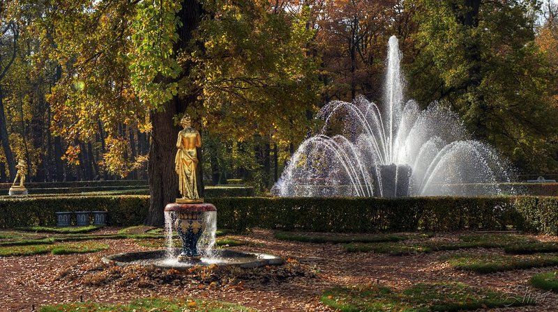 петергоф, фонтан, осень Конец сезона ...photo preview