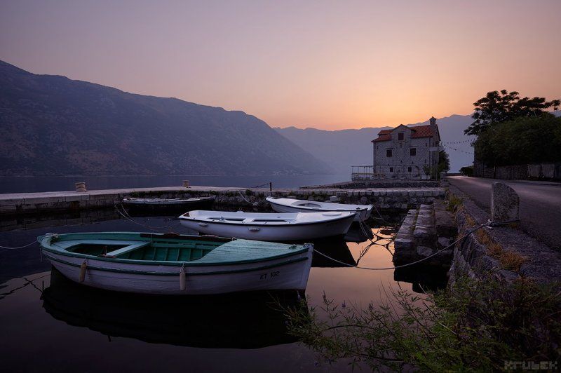 черногория, котор, адриатика Встреча рассветаphoto preview