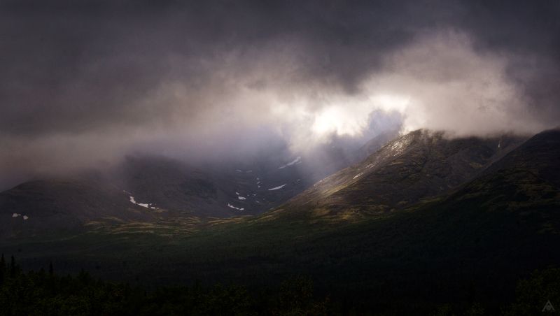 хибины, ущелье, свет Солнечное ущельеphoto preview