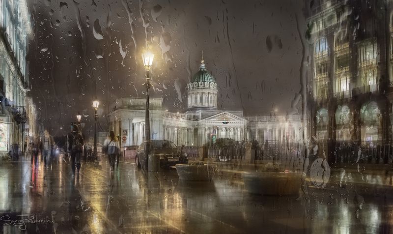 питер, дождь, ночь, ветер, рехов. сергейрехов, rekhov, sergejrekhov А в Питере опять дожди...photo preview