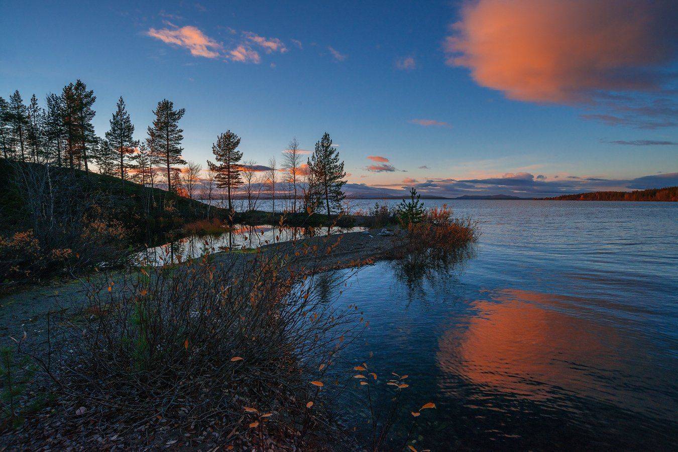 хибины, кольский, заполярье, север, ночь, осень,, Роман Горячий