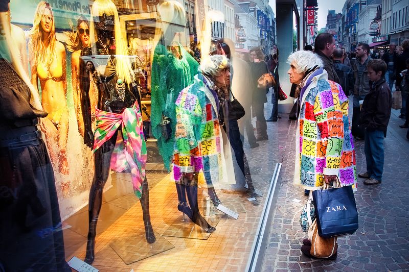 мода, модница, цвет, шоппинг, манекены, свет, франция, лилль *Мода*photo preview