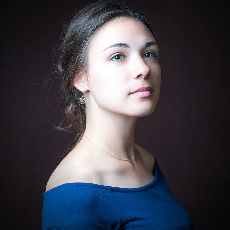 портрет, студийный портрет, eye, girl, people, portrait, face Аннаphoto preview