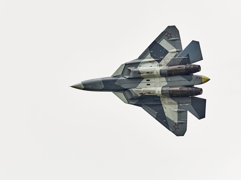 самолет пак фа, авиация, истребитель, небо, свет, репортаж, армия ПАК ФАphoto preview