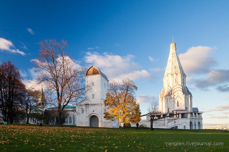 коломенское, москва, осень, золотая, небо, пейзаж Осеньphoto preview
