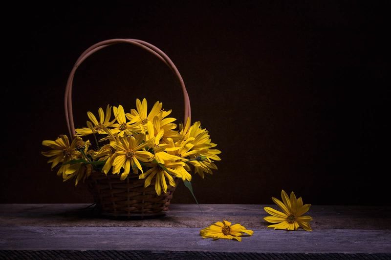 Цветы топинамбураphoto preview