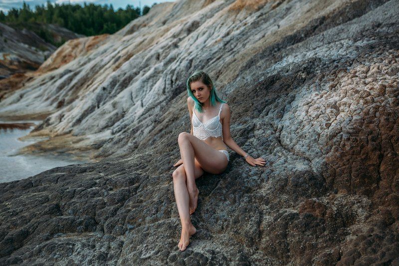 девушка,бельё,пустыня Анастасияphoto preview