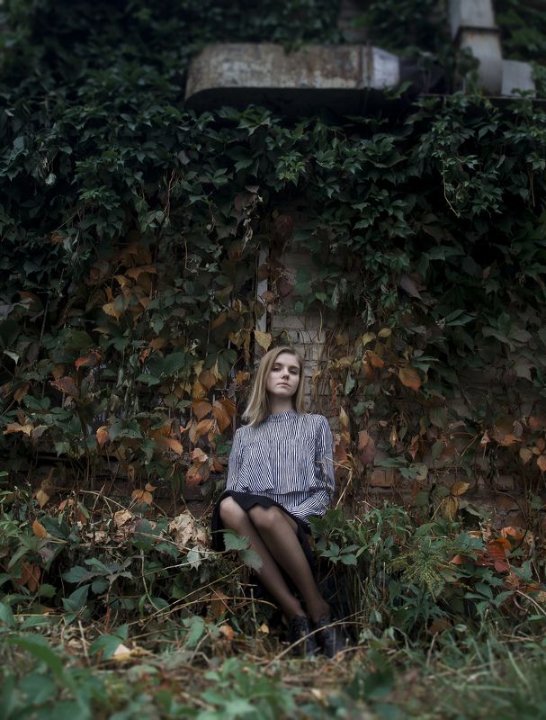 девушка, портрет, природа, осень, girl, nature, portrait, fashion Pauline and ivyphoto preview