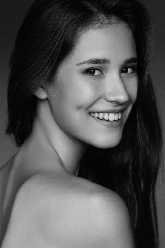 портрет, девушка, чб, черно-белое, portrait, girl, blackandwhite, bw Sofiphoto preview