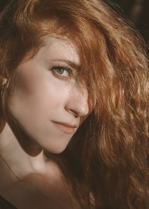 девушка, рыжая, портрет Лераphoto preview