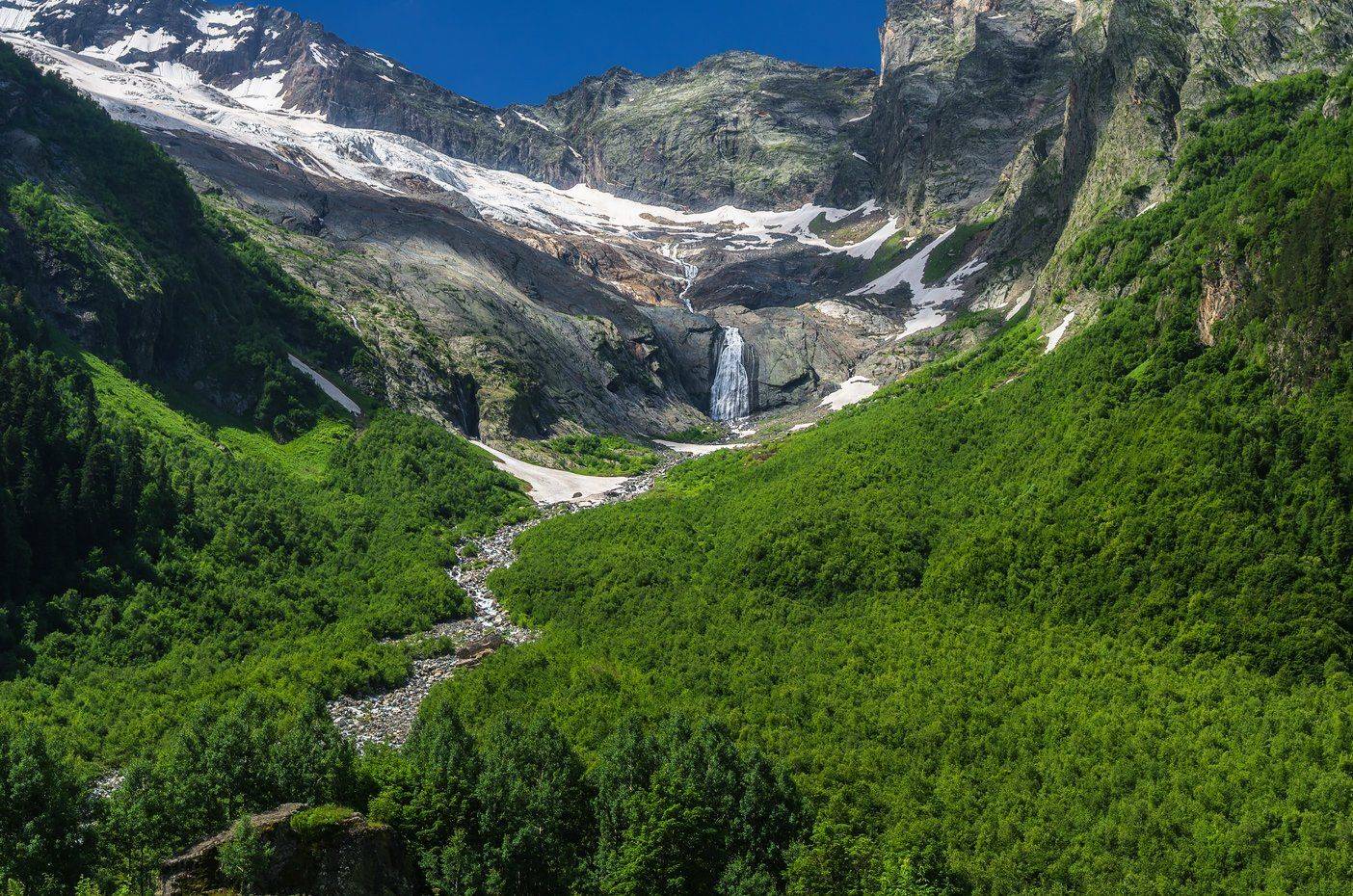 Pro водопады Домбая. Автор: Игорь Мелекесцев , Игорь Мелекесцев