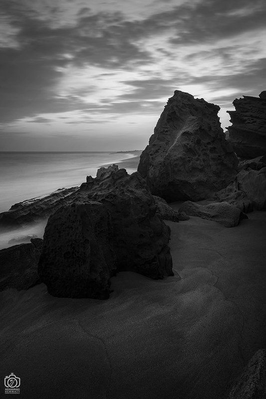 longexposure,canon80d,beach,sea,nature,blackandwhite,light,dark,sky,clouds,canon,photo,photographer Rocky beachphoto preview