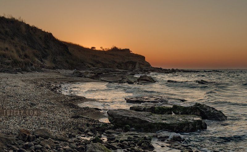 азовское море, сентябрь, бархатный сезон, морской берег, таманский полуостров, темрюкский район Немного вечера из сентября с Азовским настроением... фото превью