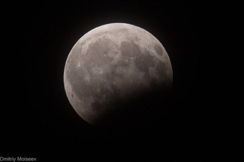 Луна, ночь, лунноезатмение, затмение Лунное затмениеphoto preview