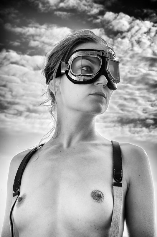 nude, girl, woman, bw, akt, ню, арт, портрет мечта о небе / dream about skyphoto preview