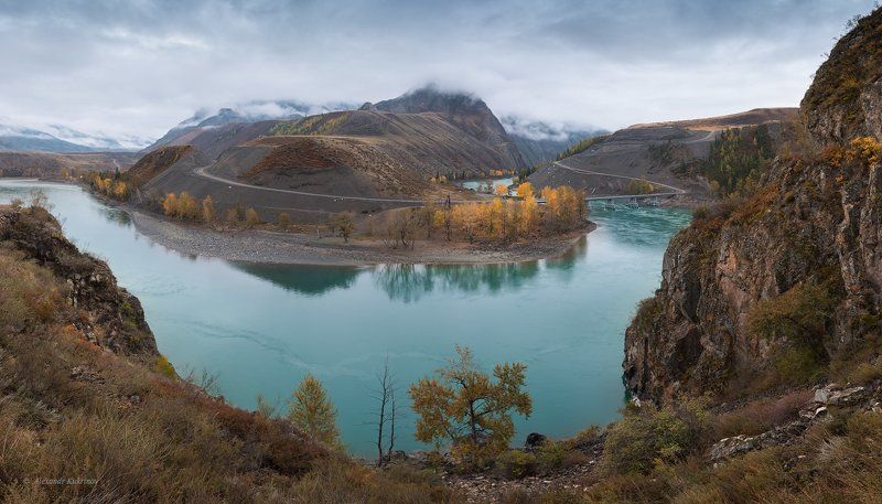 пейзаж, алтай, катунь Катунь... фото превью