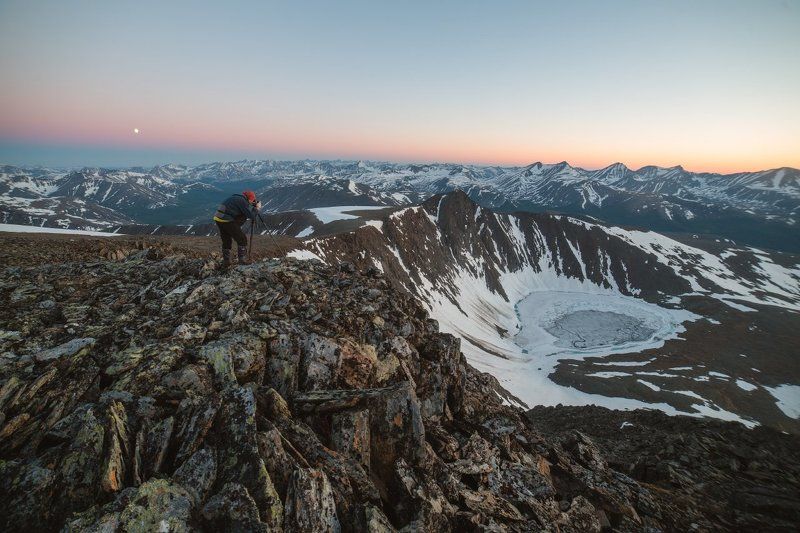 приполярный урал, урал, горы, закат На пике Новомphoto preview
