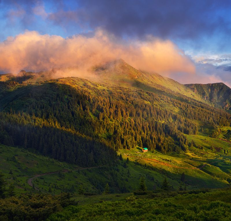 украина, карпаты, горы, мармаросы, поп иван Когда среди твоих соседей только облакаphoto preview