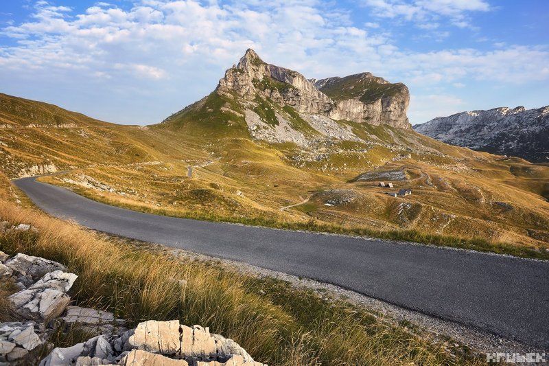 черногория, дурмитор, горы Горный перевал \