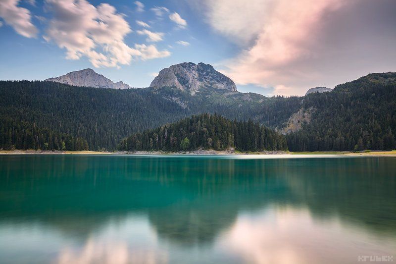 черногория, дурмитор, горы, черное озеро Краски парка \
