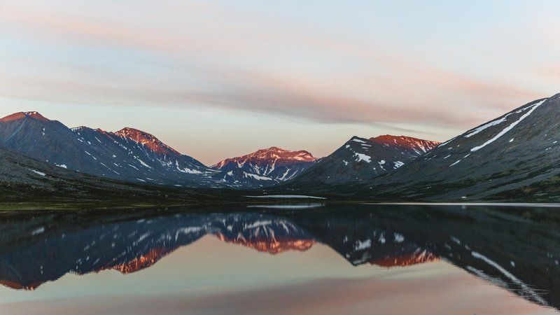 народа, приполярный урал, урал, горы, закат Народаphoto preview