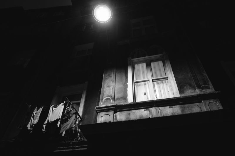 Стамбул город стрит ночь коты Ночной Стамбулphoto preview