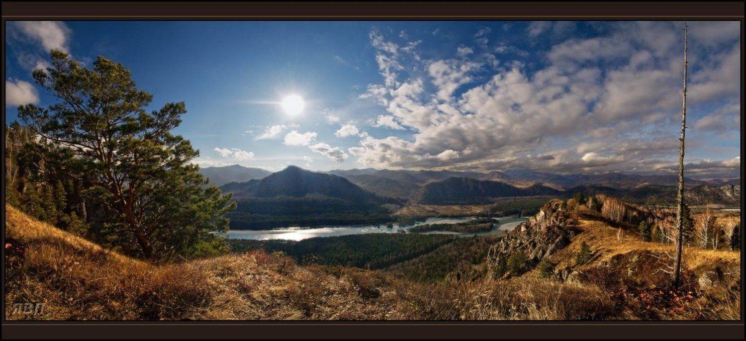 панорама, катунь, горы, алтай, манжерок, Виталий из Н-ска