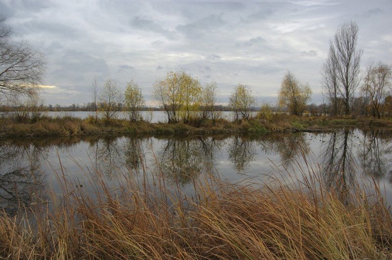 пейзаж, осень Затишье фото превью