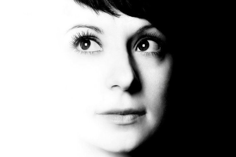 портрет, фотосессия, гламур, чернобелый портрет, монохром Настяphoto preview