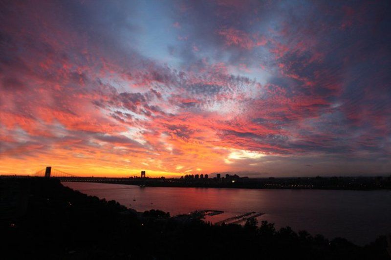 мост джорджа вашингтона , закат, подвесной, гудзон GW Bridge  - Мост Джорджа Вашингтонаphoto preview