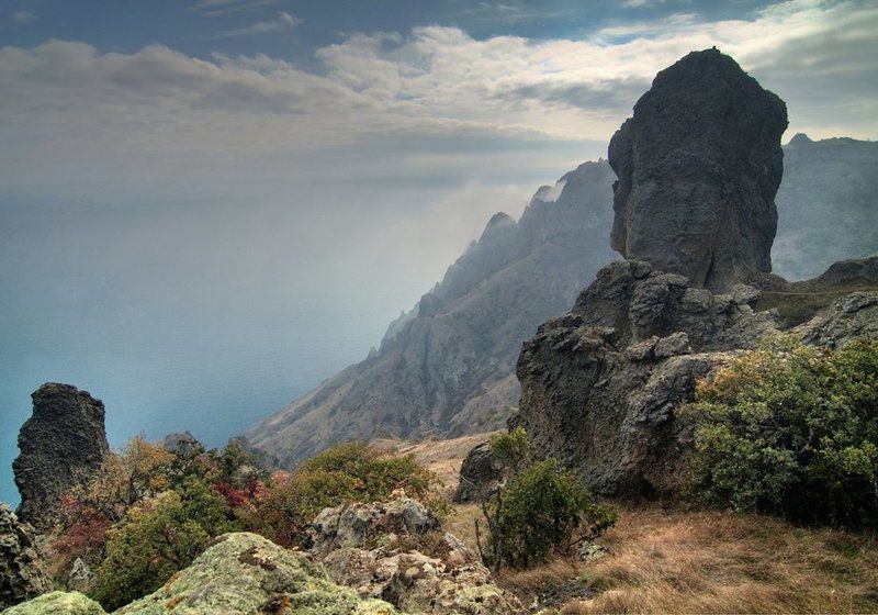 горы, море, осень, , облака Карадаг_1photo preview