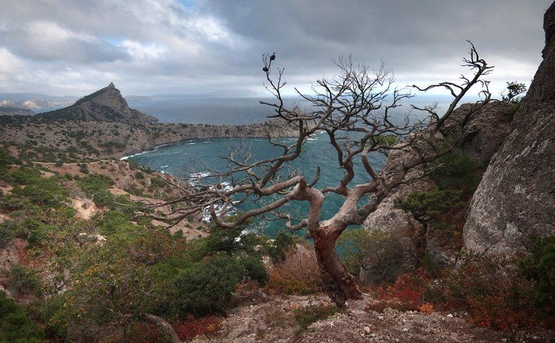 горы, море, осень, , облака Караул- Обаphoto preview