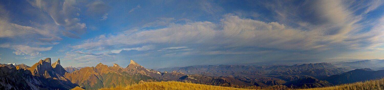 горы, кавказ, утро, Фёдор