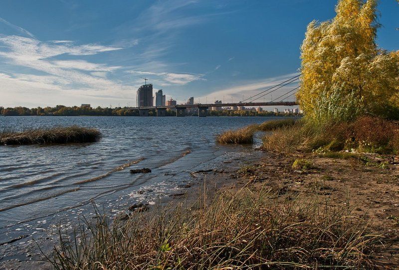 днепр, осень, облака, киев Днепровские зарисовки..photo preview